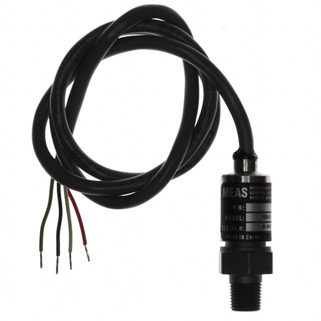 TE Connectivity Measurement Specialties M3421-000006-100PG MSP340 Automatización industrial Manómetro ventilado Voltaje analógico Macho - 1/8" (3.18mm) NPT