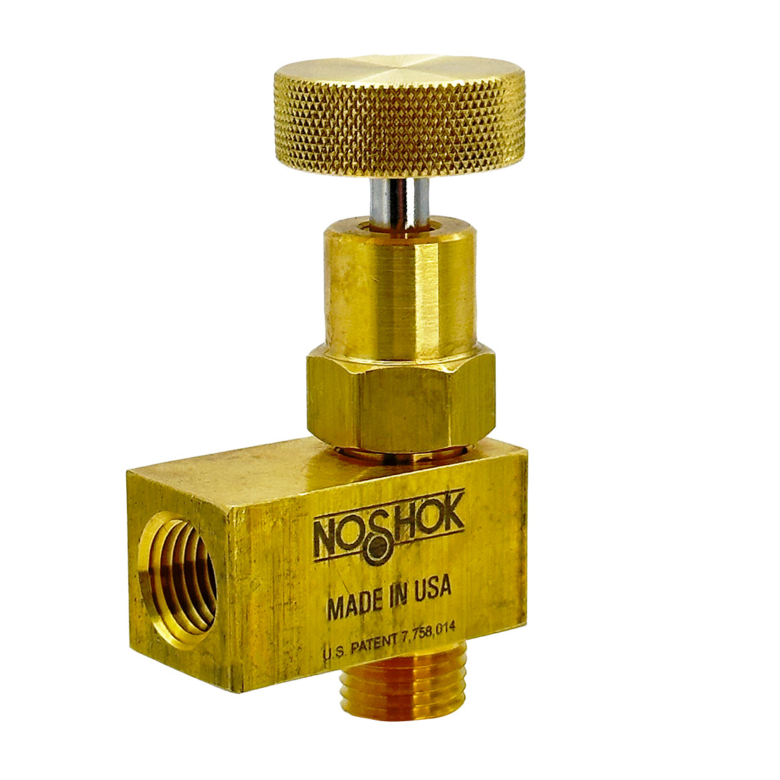 NOSHOK, Inc. 102-MFAB-PM2 100 Válvula de aguja - 6000 PSI (414 bar) -