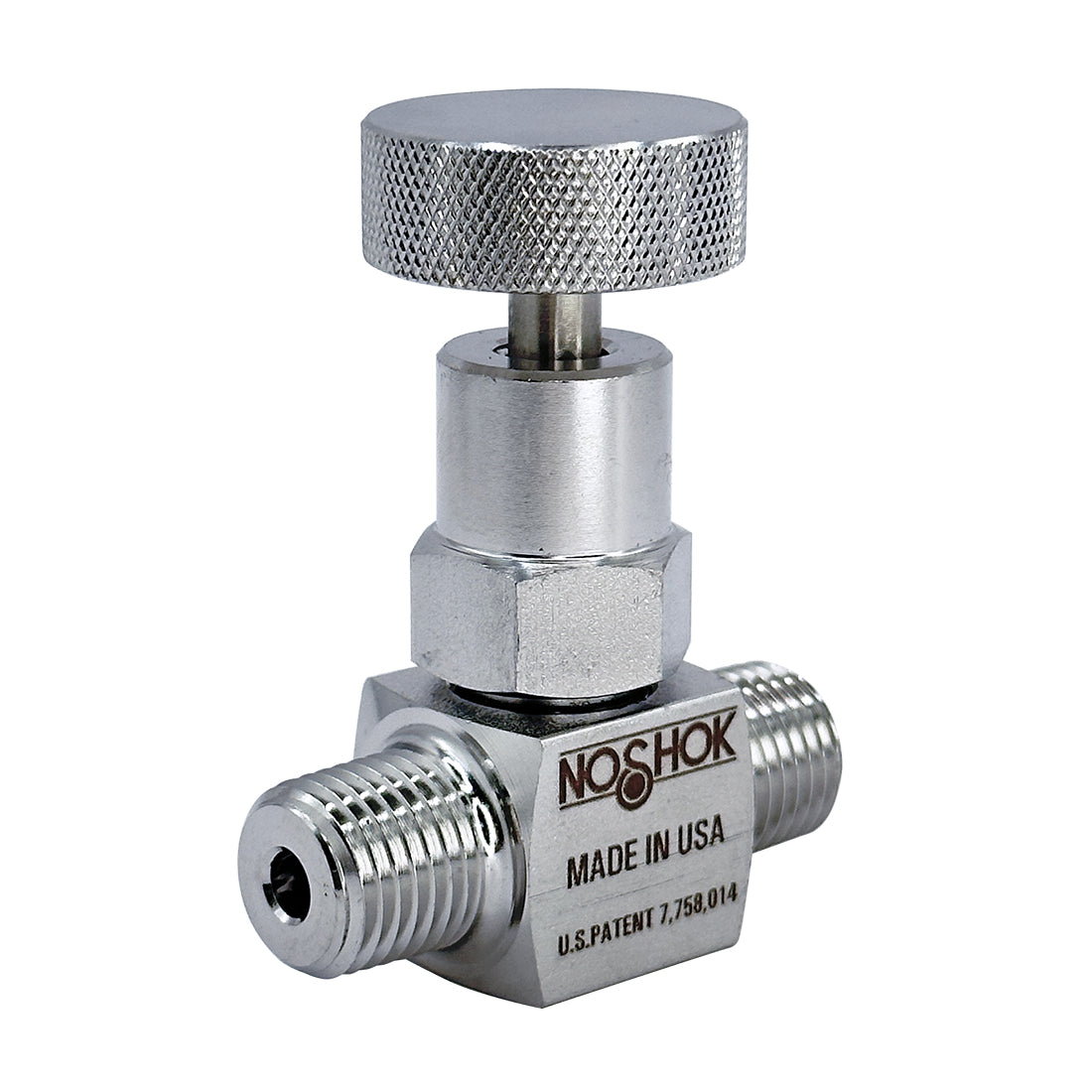 NOSHOK, Inc. 102-MMS-HL3 100 Válvula de aguja - 10000PSI (689 bar) -