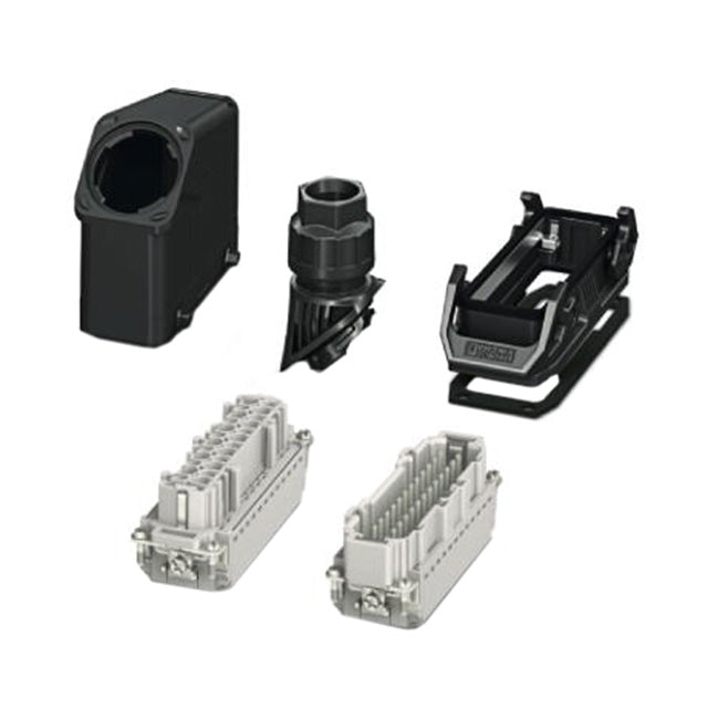 Phoenix Contact 1407713 HEAVYCON® Side-Hood, Bottom-Base 24+Ground