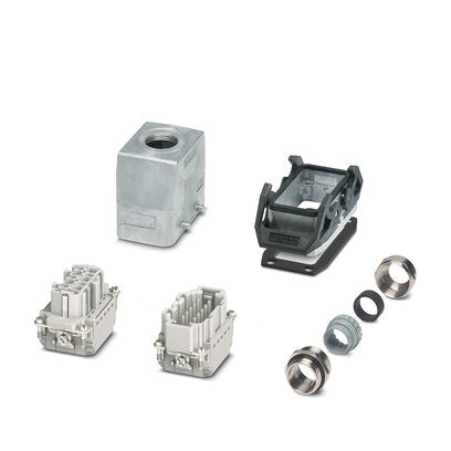Phoenix Contact 1416346 HEAVYCON® Top-Hood, Bottom-Base 10+Ground