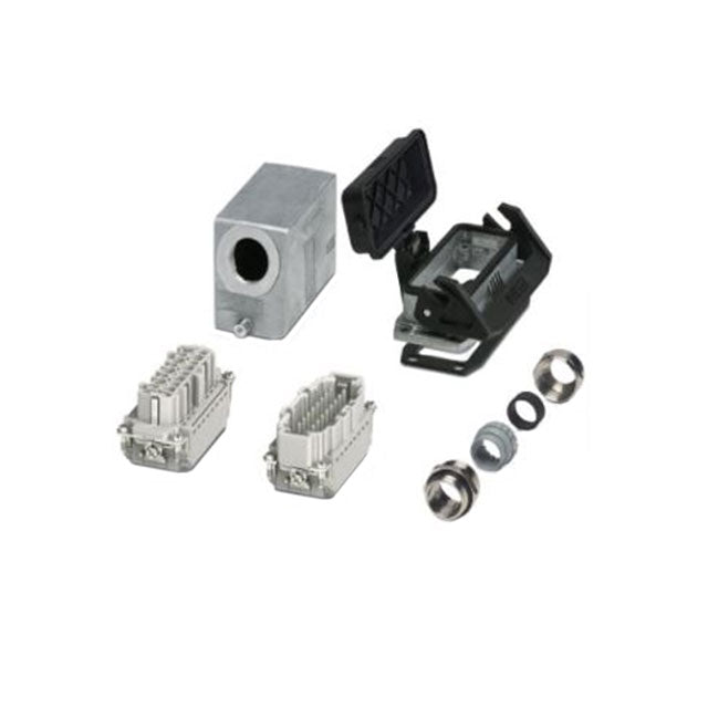 Phoenix Contact 1416356 HEAVYCON® Side-Hood, Bottom-Base 16+Ground