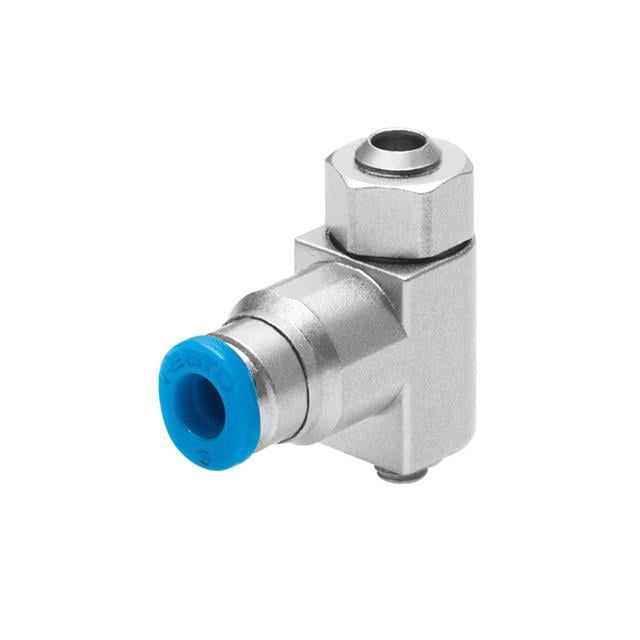Festo Corporation GRLA-M5-QS-4-LF-C GRLA Restrictor de flujo, ajustable Una dirección 29 ~ 145 PSI (2 ~ 10 bar) Válvula de control