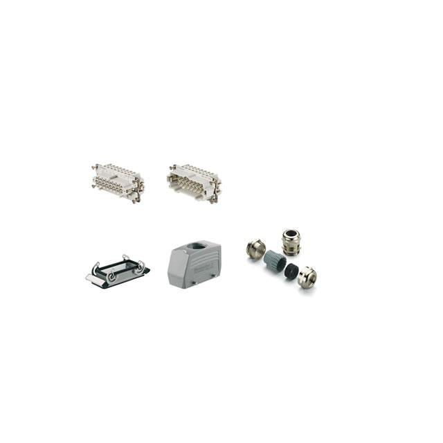Weidmüller 1802390000 Rockstar® HE Top-Hood, Bottom-Base 16+Ground