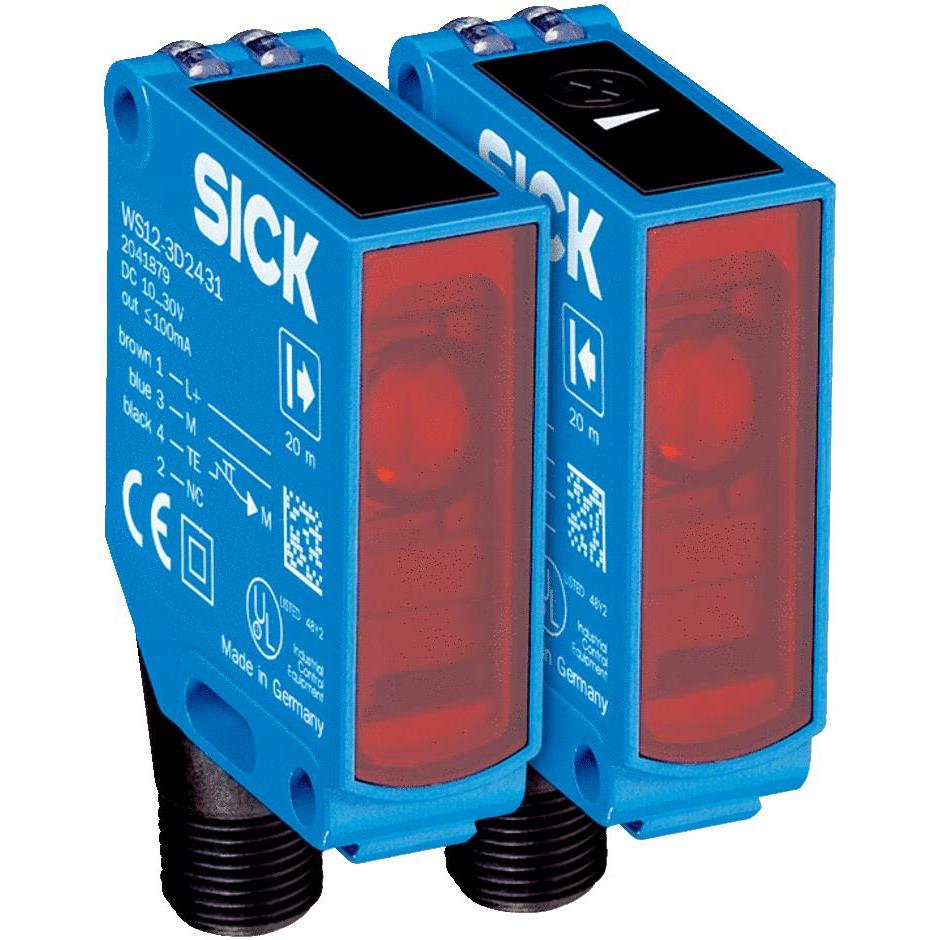 SICK, Inc. 1044120 W12-3 Haz pasante 0" ~ 196.850" (0m ~ 5m) 5ms IP66, IP67, IP69K