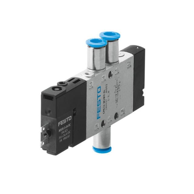 Festo Corporation CPE10-M1BH-5L-QS-6 CPE Válvula de solenoides 05-feb 44 ~ 116 PSI (3 ~ 8 bar) Válvula de solenoides