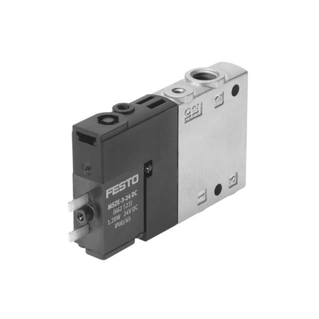 Festo Corporation CPE10-M1BH-3GL-M7 CPE Válvula de solenoides 3/2 normalmente cerrado 36 ~ 116 PSI (2.5 ~ 8 bar) Válvula de solenoides