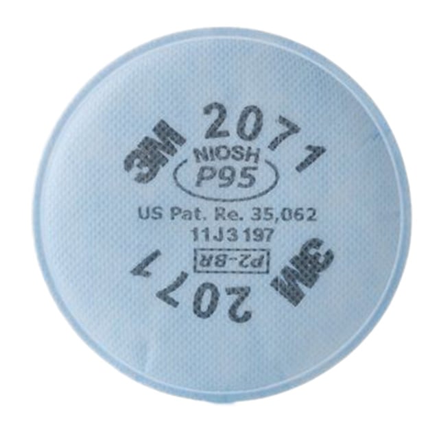3M 2071 - Filtro de respirador de reemplazo Blanco