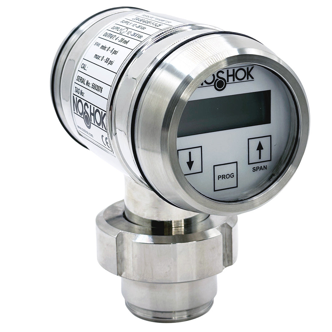NOSHOK, Inc. 204-90-6/58-1-43-25 20 Industrial Medidor Corriente analógica -