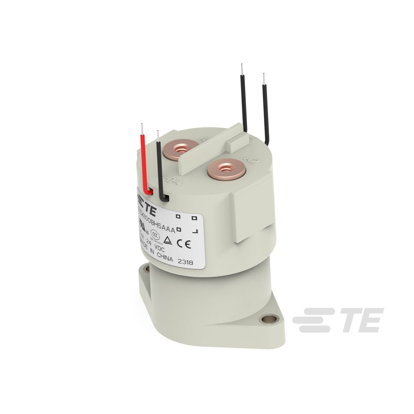 TE Connectivity Potter & Brumfield Relays 2071583-2 ECK100B Montaje de chasis 24VCC