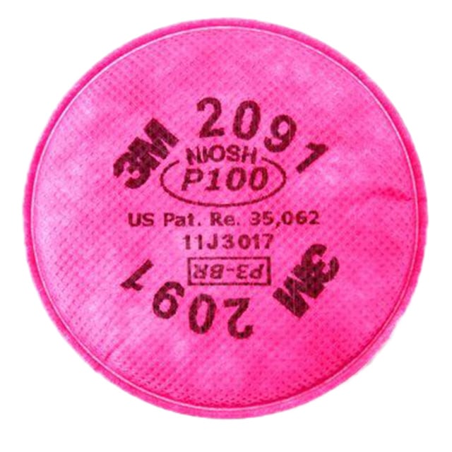 3M 2091 - Filtro de respirador de reemplazo Rosado