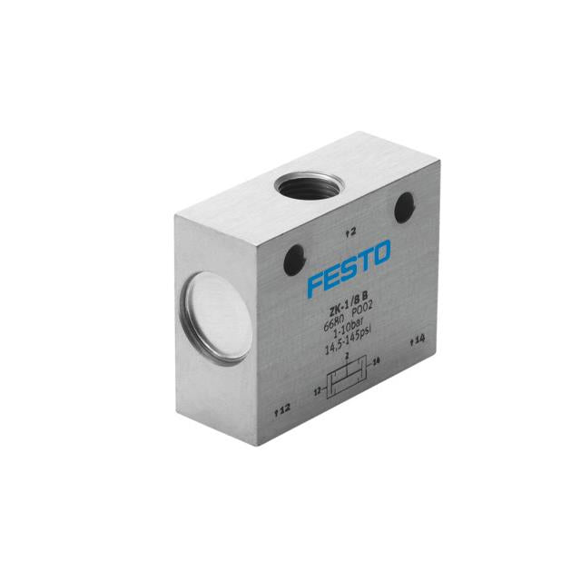 Festo Corporation ZK-1/8-B ZK Válvula de compuerta - 14.5 ~ 145 PSI (1 ~ 10 bar) Válvula de control