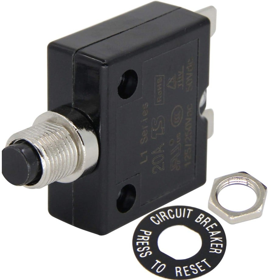 GC Electronics 35-2107 * Montaje en panel Térmico 7A