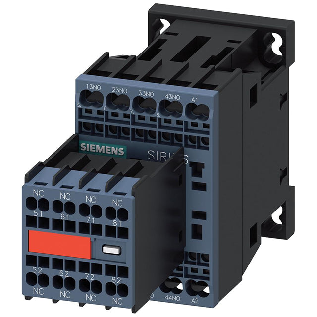 Siemens 3RH22442BB40 3RH2 Montaje de chasis, Riel DIN 24VCC