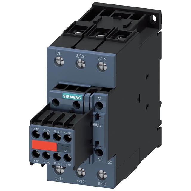 Siemens 3RT20361AK643MA0 SIRIUS Montaje de chasis, Riel DIN 120VCA