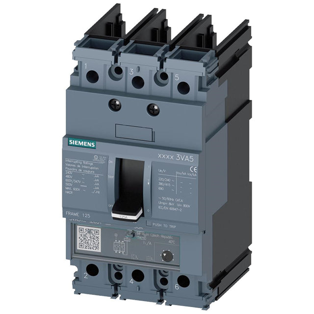 Siemens 3VA51204EC310AA0 3VA5 Riel DIN - 20A