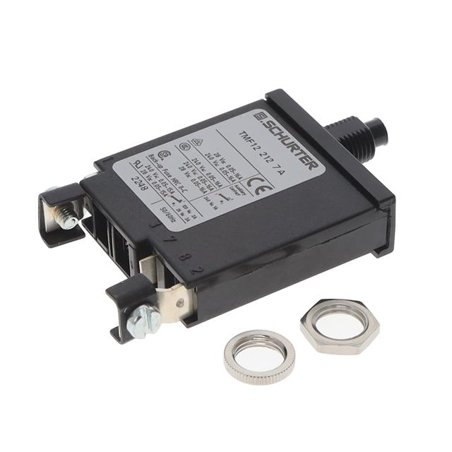 SCHURTER Inc. 4410.0468 TM12 Montaje en panel Termomagnético 7A