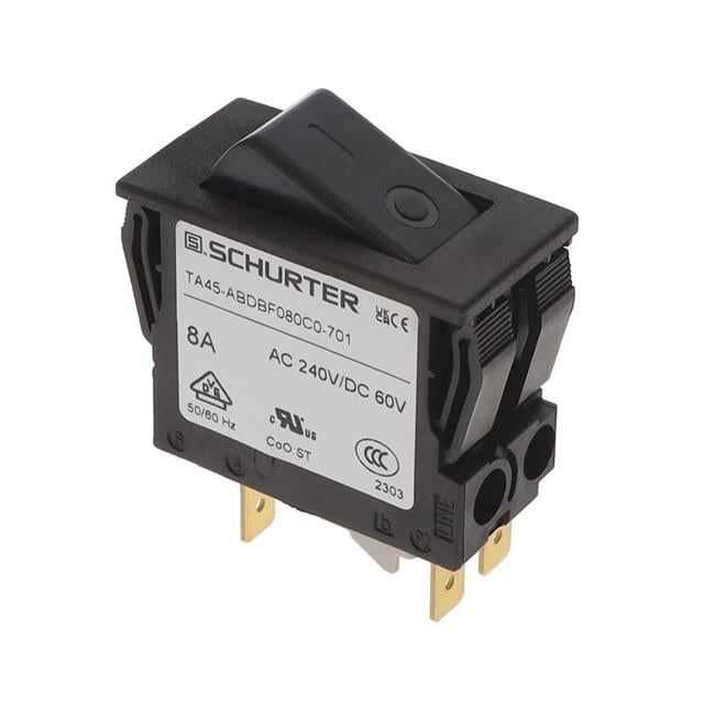 SCHURTER Inc. 4430.1631 TA45 Montaje en panel Térmico 8A