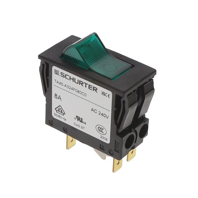 SCHURTER Inc. 4430.2148 TA45 Montaje en panel Térmico 8A