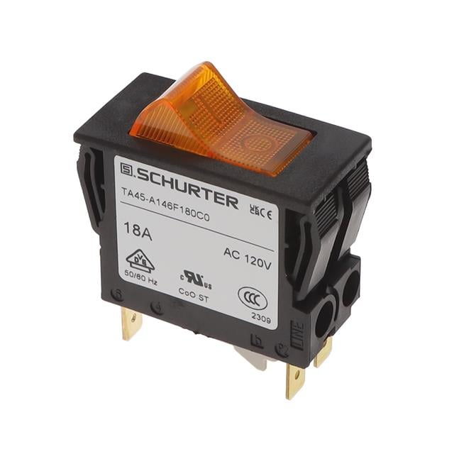 SCHURTER Inc. 4430.2401 TA45 Montaje en panel Térmico 18A