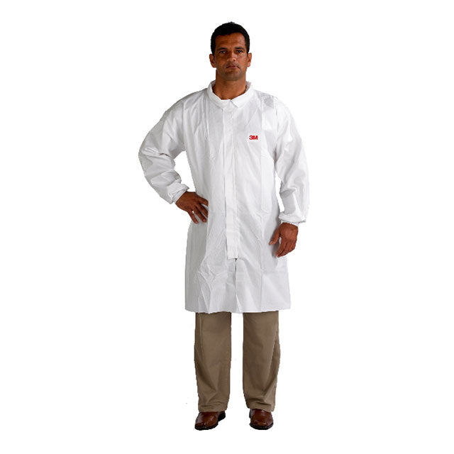 3M 4440-L 4440 Bata de laboratorio Blanco