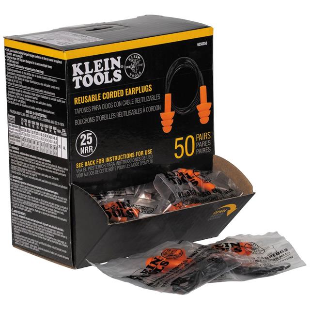 Klein Tools, Inc. 6050350 - Protectores auditivos Anaranjado