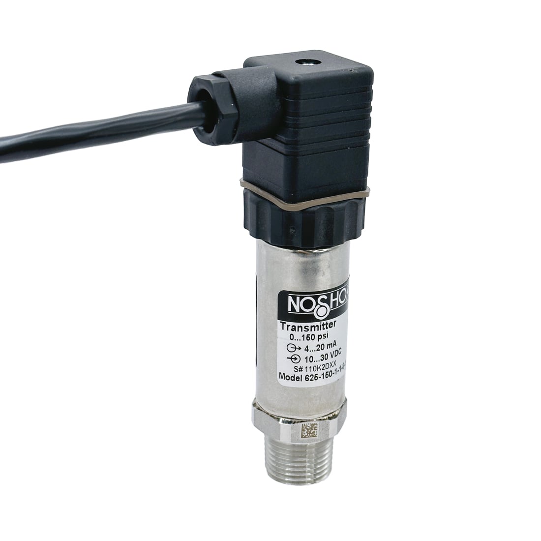 NOSHOK, Inc. 625-16OZ/IN2-1-1-8-1 625/626 Industrial Medidor - Macho - 1/2" (12.7mm) NPT