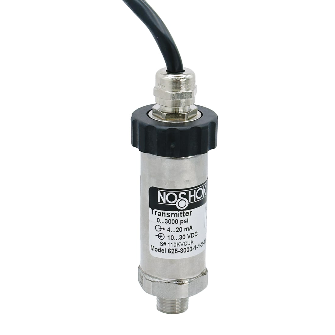 NOSHOK, Inc. 625-16oz/in2-2-1-8-36 625 Industrial Medidor Corriente analógica Macho - 1/2" (12.7mm) NPT