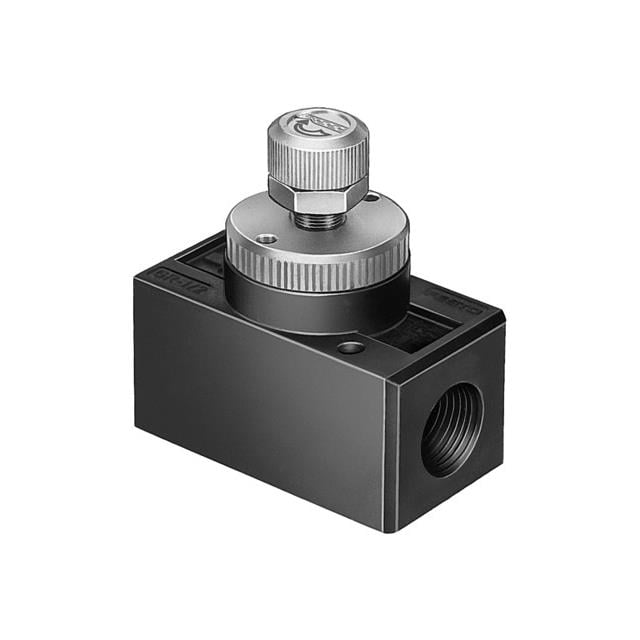 Festo Corporation GR-3/8-B GR Restrictor de flujo, ajustable - - Válvula de control
