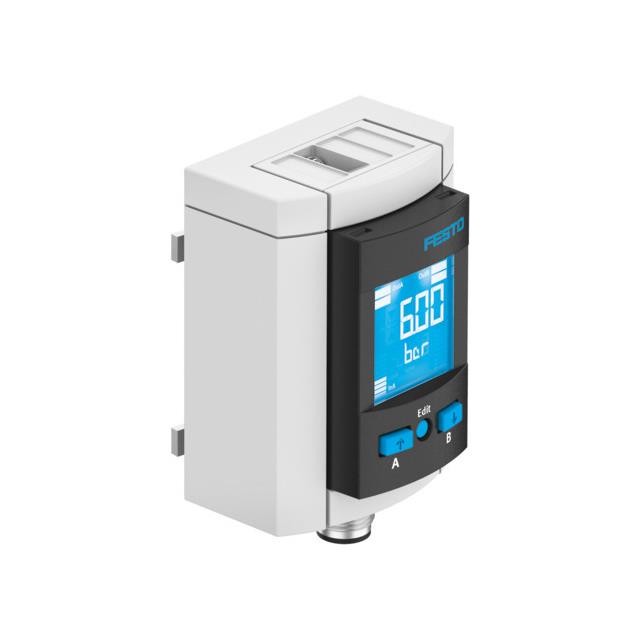 Festo Corporation SPAU-P10R-MS6-F-L-PNLK-PNVBA-M8D SPAU - Relativa Corriente analógica, voltaje analógico, NPN/PNP - NC/NO Brida