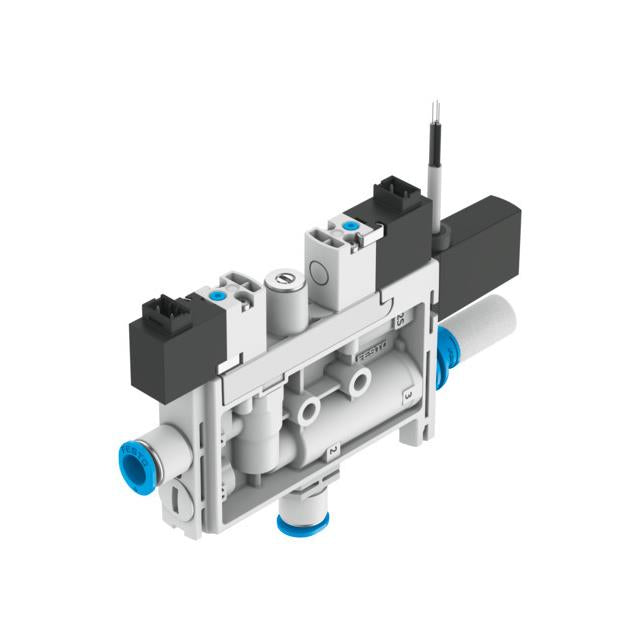 Festo Corporation OVEL-10-H-15-PQ-VQ6-UA-C-A-V1PNLK-H3 OVEL Generador de vacío - 29 ~ 102 PSI (2 ~ 7 bar) Válvula de control