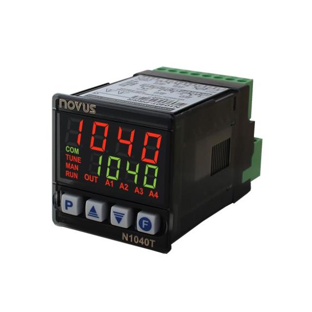Novus Automation 8104219300 N1040T Temperature Controller (RTD, Type J, K, T) -