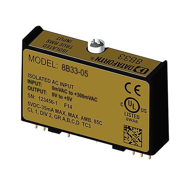DATAFORTH 8B33-05 8B SensorLex® Propósito general 4.75V ~ 5.25V Analógico