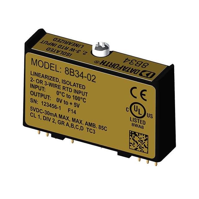 DATAFORTH 8B34-02 8B SensorLex® Propósito general 4.75V ~ 5.25V Analógico
