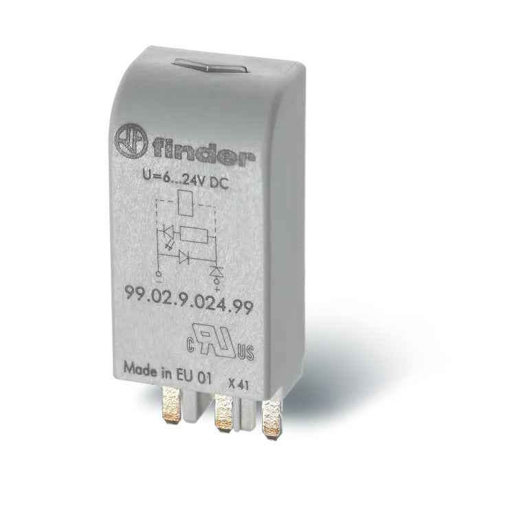 Finder Relays, Inc. 99.02.3.000.00 99 Módulo, LED o protección Serie 99