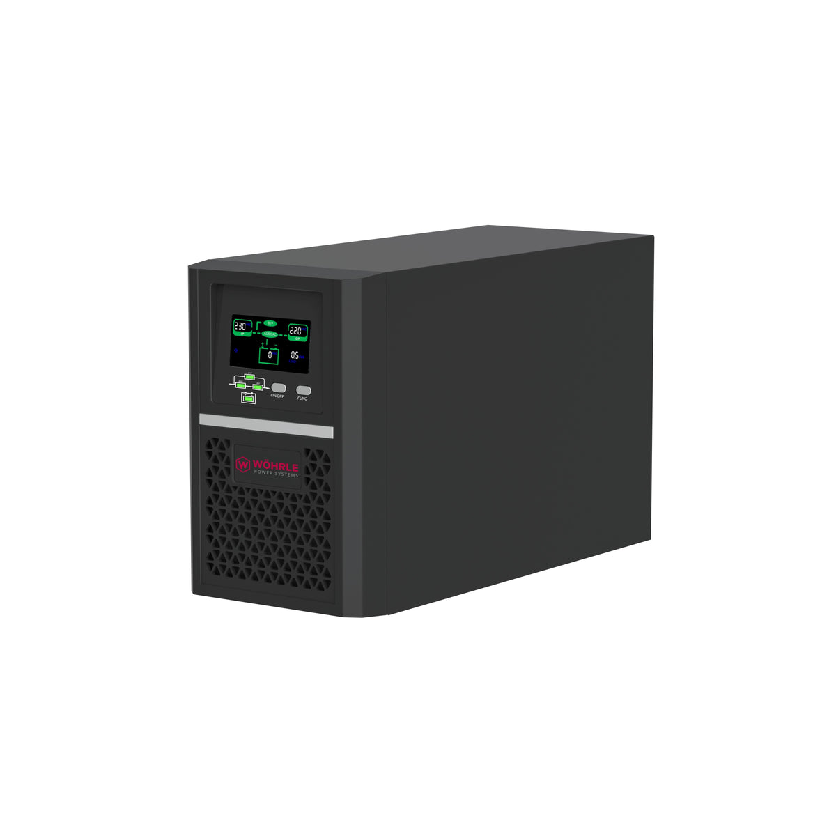 Wöhrle AC-UPS-PS-230-1KVA-B * En línea (Conversión doble) Uso general, control industrial, red, monofásico Tower