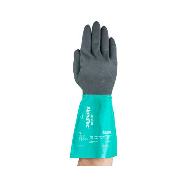 Ansell ?58535B100? - Guantes Verde, gris