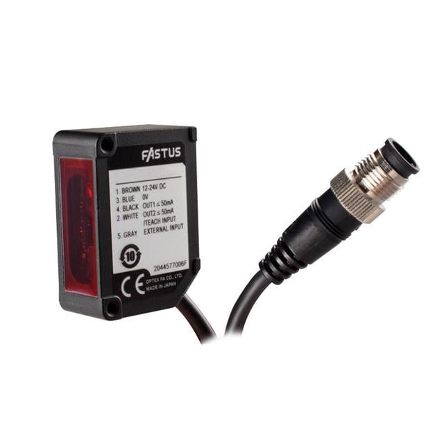 Optex FA BGS-HDL25TM122 BGS-DL Supresión de fondo 1.969" ~ 9.843" (50mm ~ 250mm) 1.5ms IP67
