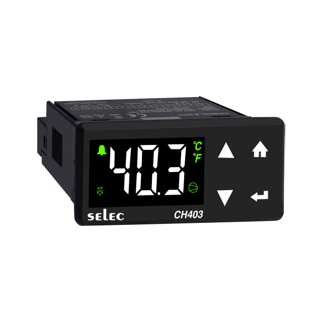 Selec Controls USA Inc. CH403C-2-NTC - Temperature Controller (Thermistor, NTC) -40°C ~ 90°C
