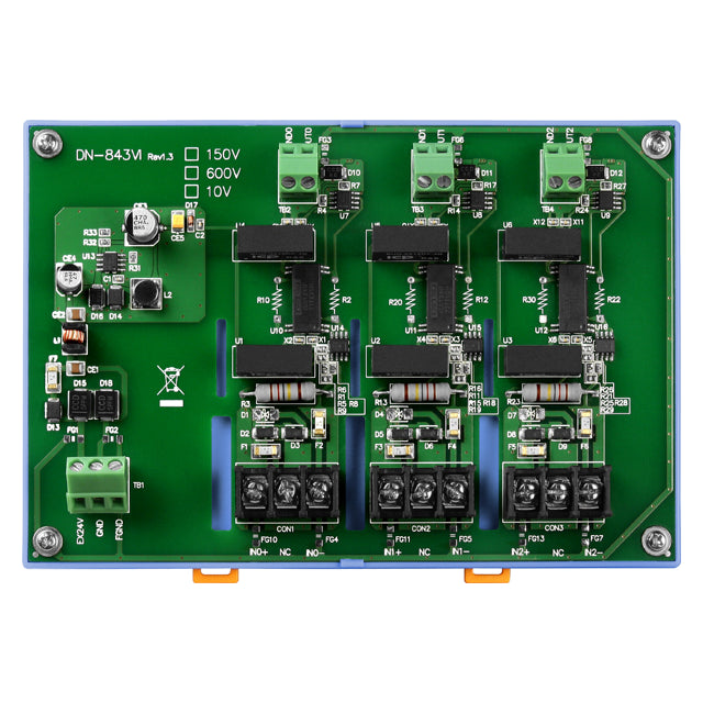 ICP DAS USA INC DN-843VI-600V DN-843VI Transductor de voltaje ±600V ±10V