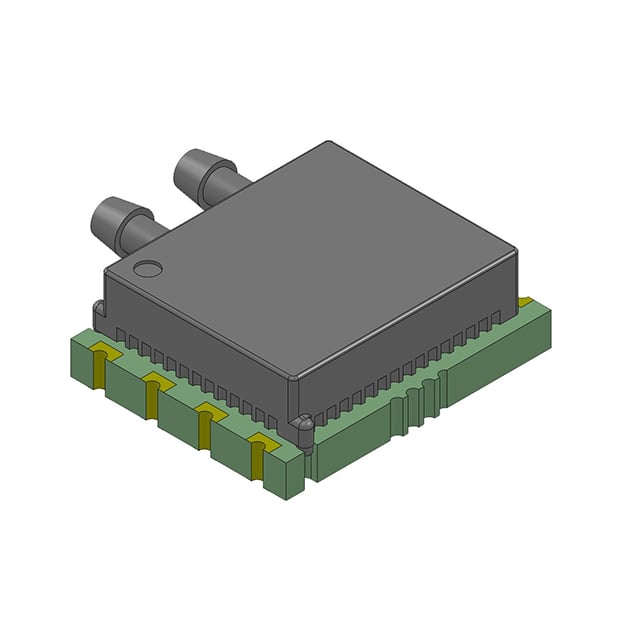 Amphenol All Sensors Corporation ELVX-L01D-HRRN-C-N2A5 ELVX Montaje en placa, automatización industrial, ventilación médica Diferencial