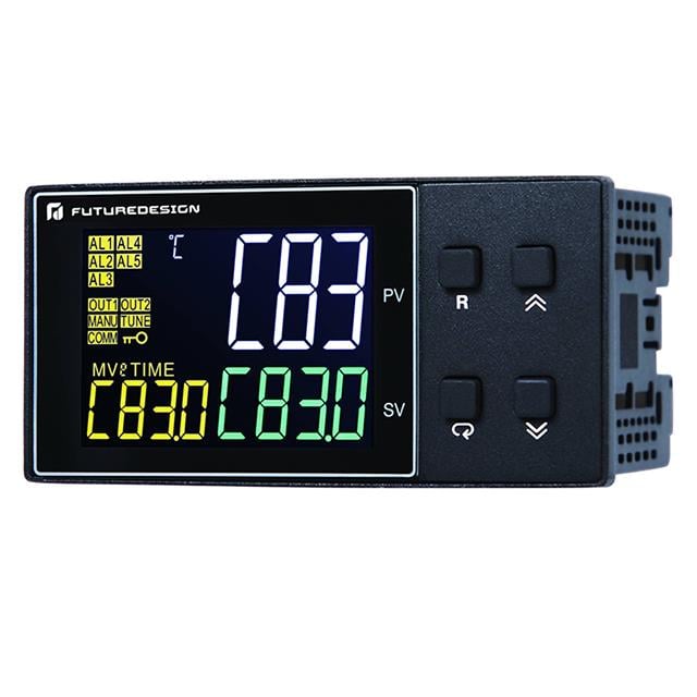 Future Design Controls FDC-C83-4210000000 FDC-C83 Temperature Controller (RTD, Type B, C, D, E, J, K, L, N, P, R, S, T, U) -250°C ~ 2300°C, -3 ~ 27mA, -1.3 ~ 11.5VDC