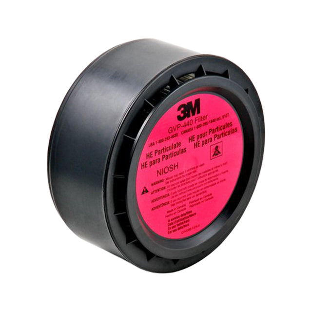 3M GVP-440 GVP Filtro de respirador de reemplazo Negro