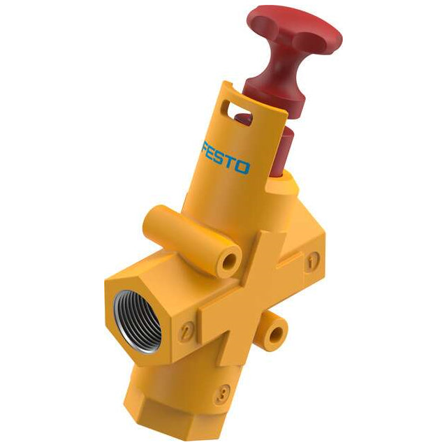 Festo Corporation HE-G1-LO - Válvula de control, constante 3/2 normalmente cerrado 15 ~ 145 PSI (1 ~ 10 bar) -