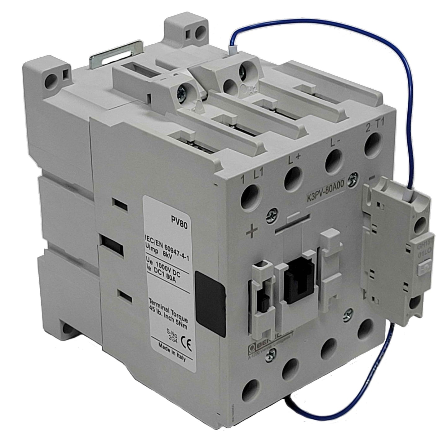B&J-USA, Inc. K3PV-80A00= 24 K3 Montaje de chasis, Riel DIN 230 ~ 240VCA