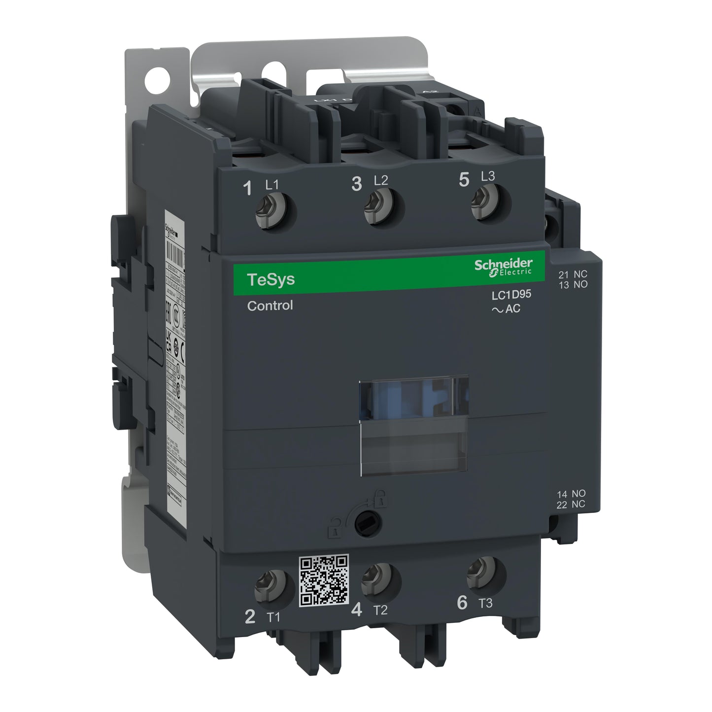 Schneider Electric LC1D95F7 TeSys Montaje de chasis, Riel DIN 110VCA