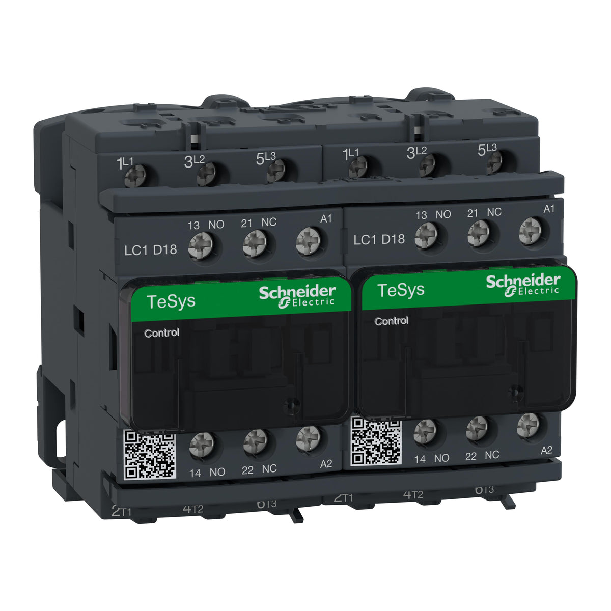 Schneider Electric LC2D18G7 TeSys Montaje de chasis, Riel DIN 120VCA