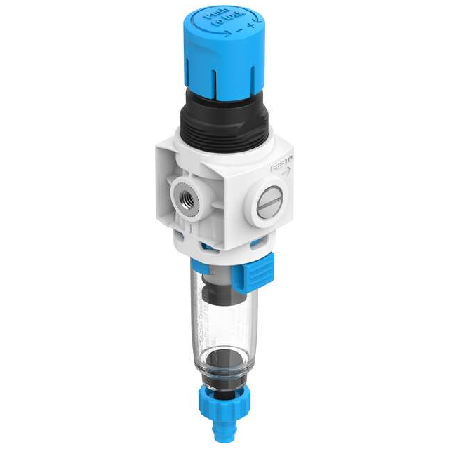 Festo Corporation MS2-LFR-M5-D6-A8-C-M-B MS Regulador del filtro 14.5 ~ 145 PSI (1 ~ 10 bar)