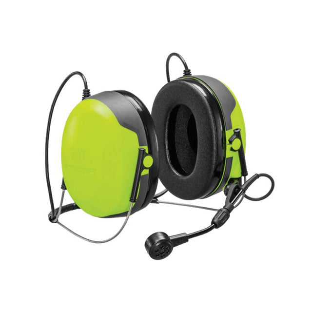 3M MT74H52B-110 Peltor™ Orejeras, radio de doble vía Amarillo