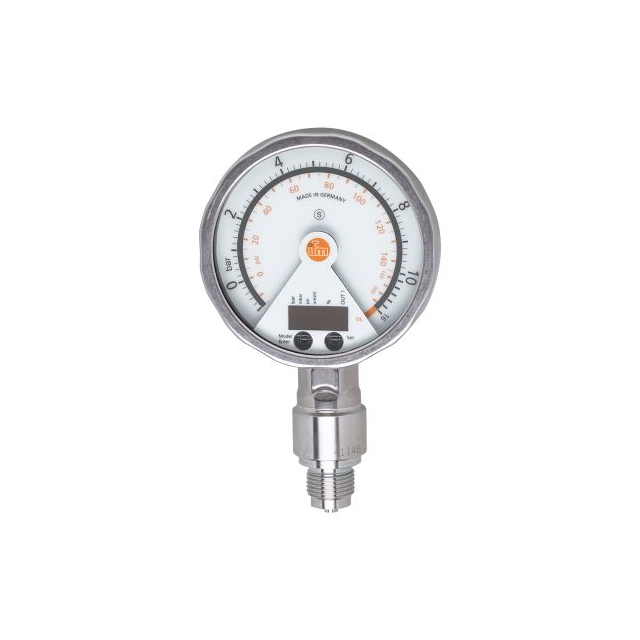 ifm efector, inc. PG2454 - - Vacío Corriente analógica, NPN/PNP - NC/NO Macho, BSPP 1/2" (12.7mm)